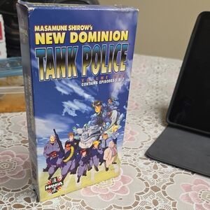 New Dominion Tank Police Volume 1 & 2  Vhs